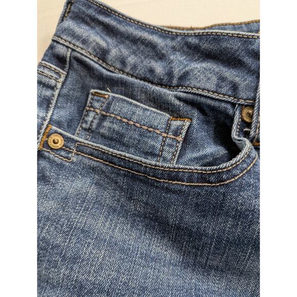 Seven 7 Jeans Womens 10 Medium Wash Denim Bootcut Low-rise Stud Pocket Y2k Rodeo - Picture 4 of 11